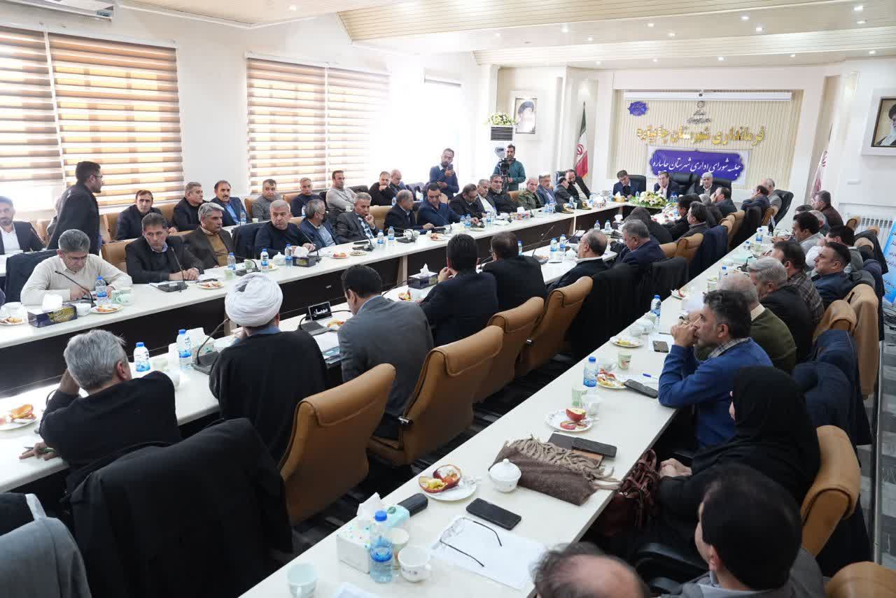 برگزاری جلسه شورای اداری شهرستان چایپاره + تصاویر