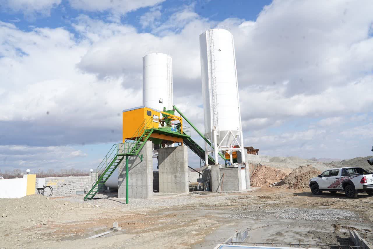 افتتاح پروژه تولید بتن آماده در مهاباد