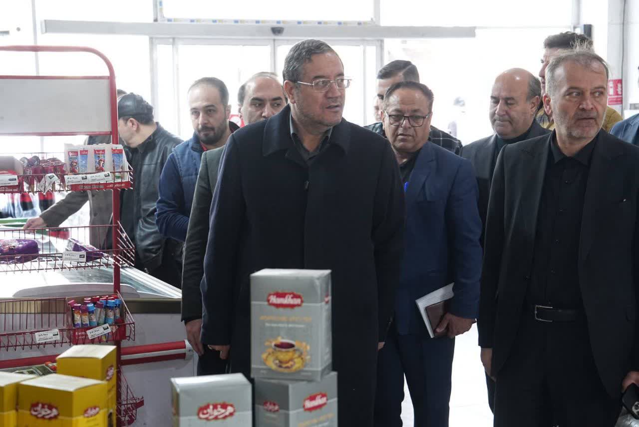 بازدید استاندار آذربایجان‌غربی از بازار شهرستان نقده + تصاویر