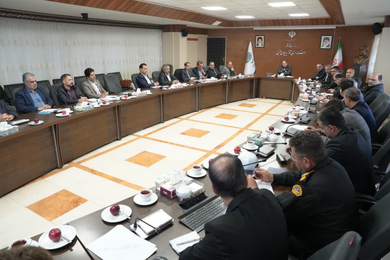 برگزاری جلسه کارگروه شرایط اضطرار و آلودگی هوای آذربایجانغربی + تصاویر