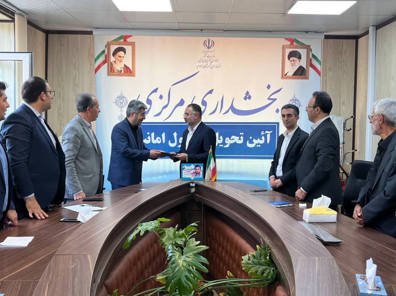 برگزاری مراسم تودیع و معارفه بخشدار بخش مرکزی شهرستان ارومیه + تصاویر