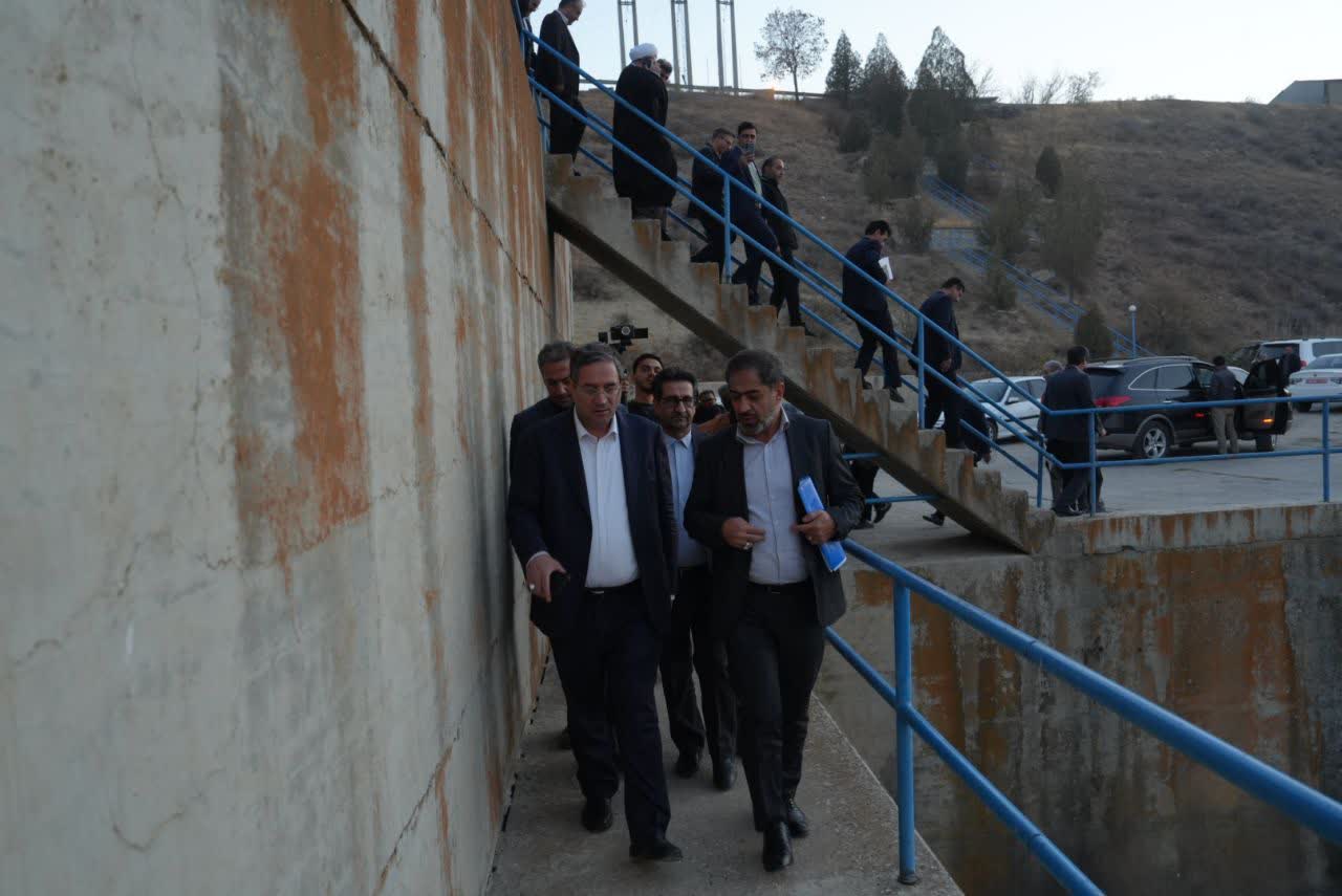 بازدید استاندار آذربایجانغربی از سد نوروزلو در میاندوآب + تصاویر