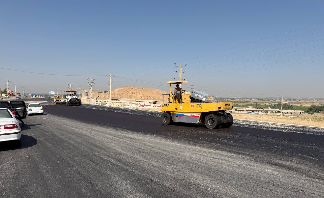 بازدید استاندار آذربایجانغربی از محور میاندوآب - شاهیندژ در سهراهی باروق