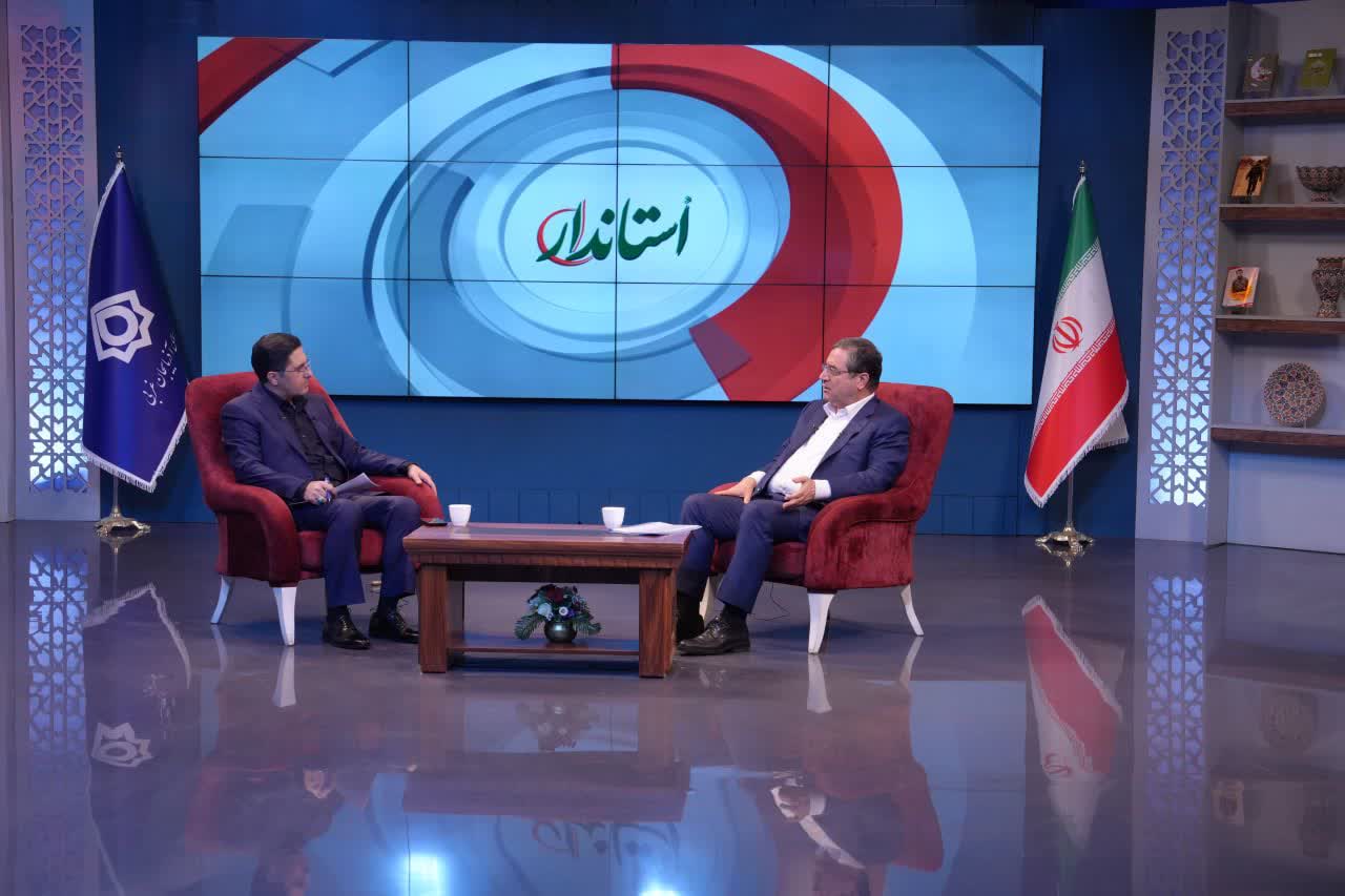 حضور استاندار آذربایجانغربی در برنامه تلویزیونی "استاندار" + تصاویر