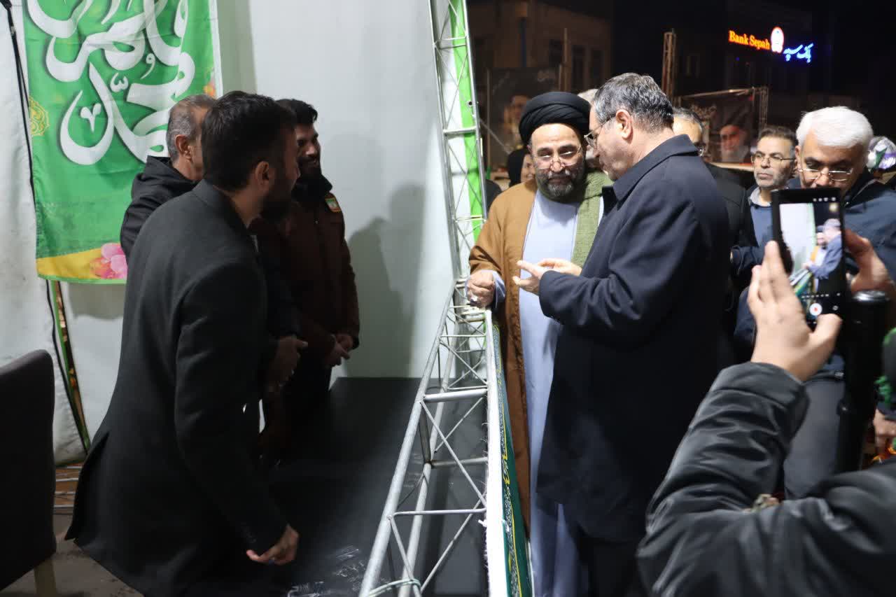 بازدید استاندار آذربایجان‌غربی از موکب‌های مستقر در ارومیه + تصاویر