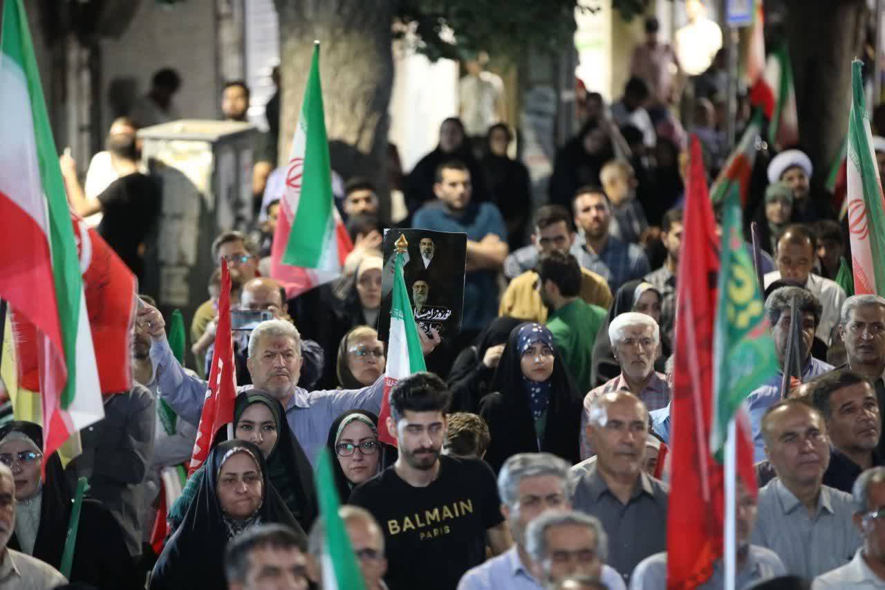 تداوم حضور شبانه شهروندان ارومیه + تصاویر