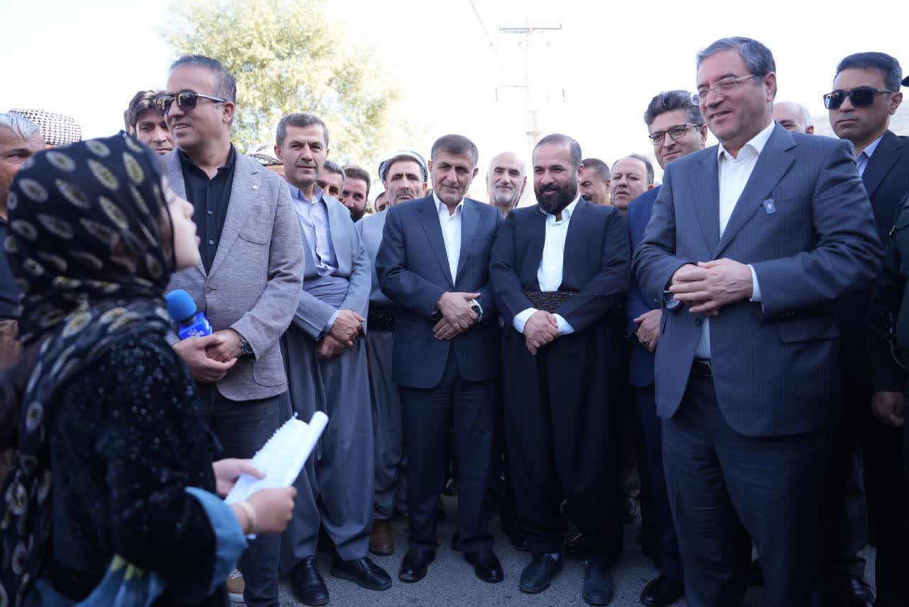 آغاز سفر استاندار آذربایجانغربی به شهرستان میرآباد + تصاویر