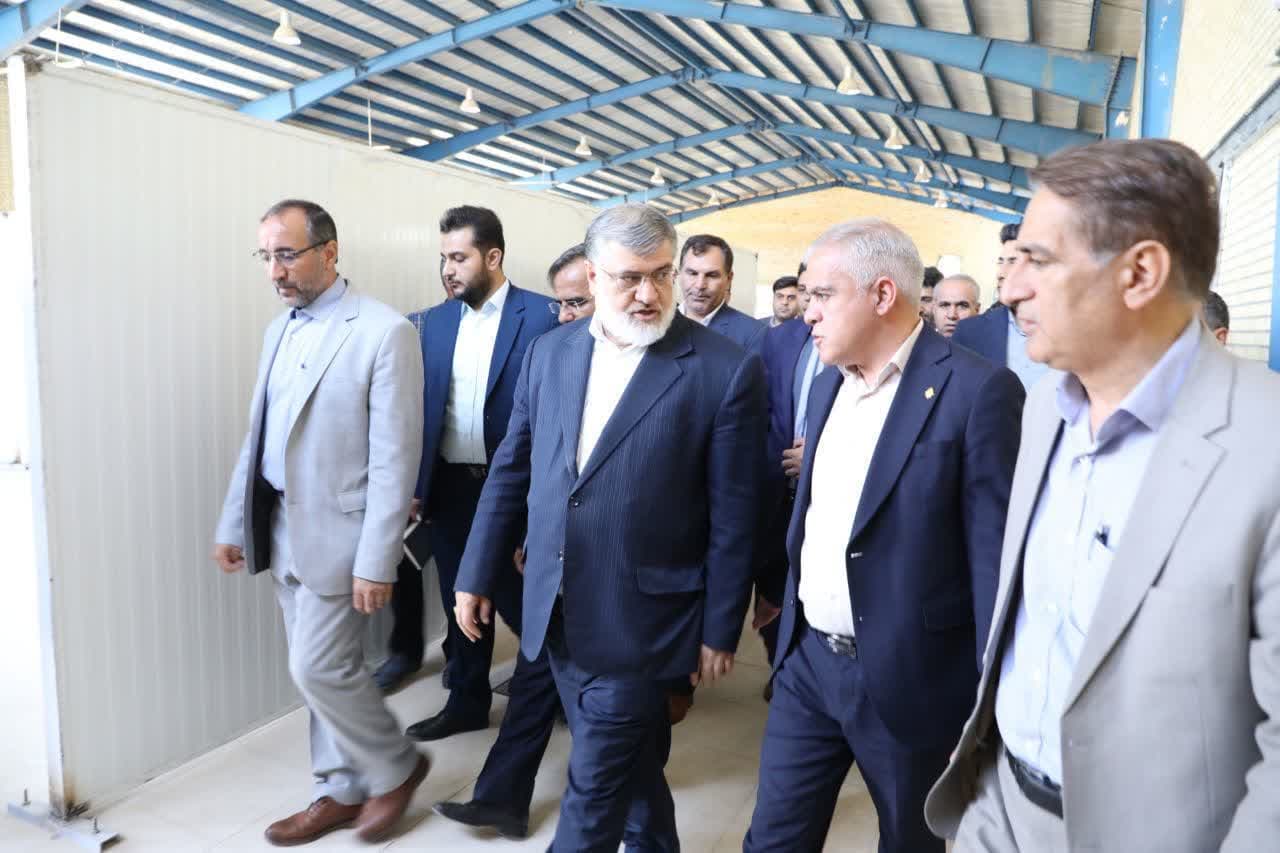 بازدید استاندار آذربایجان غربی از واحدهای تولیدی و صنعتی شهرستان میاندوآب + تصاویر