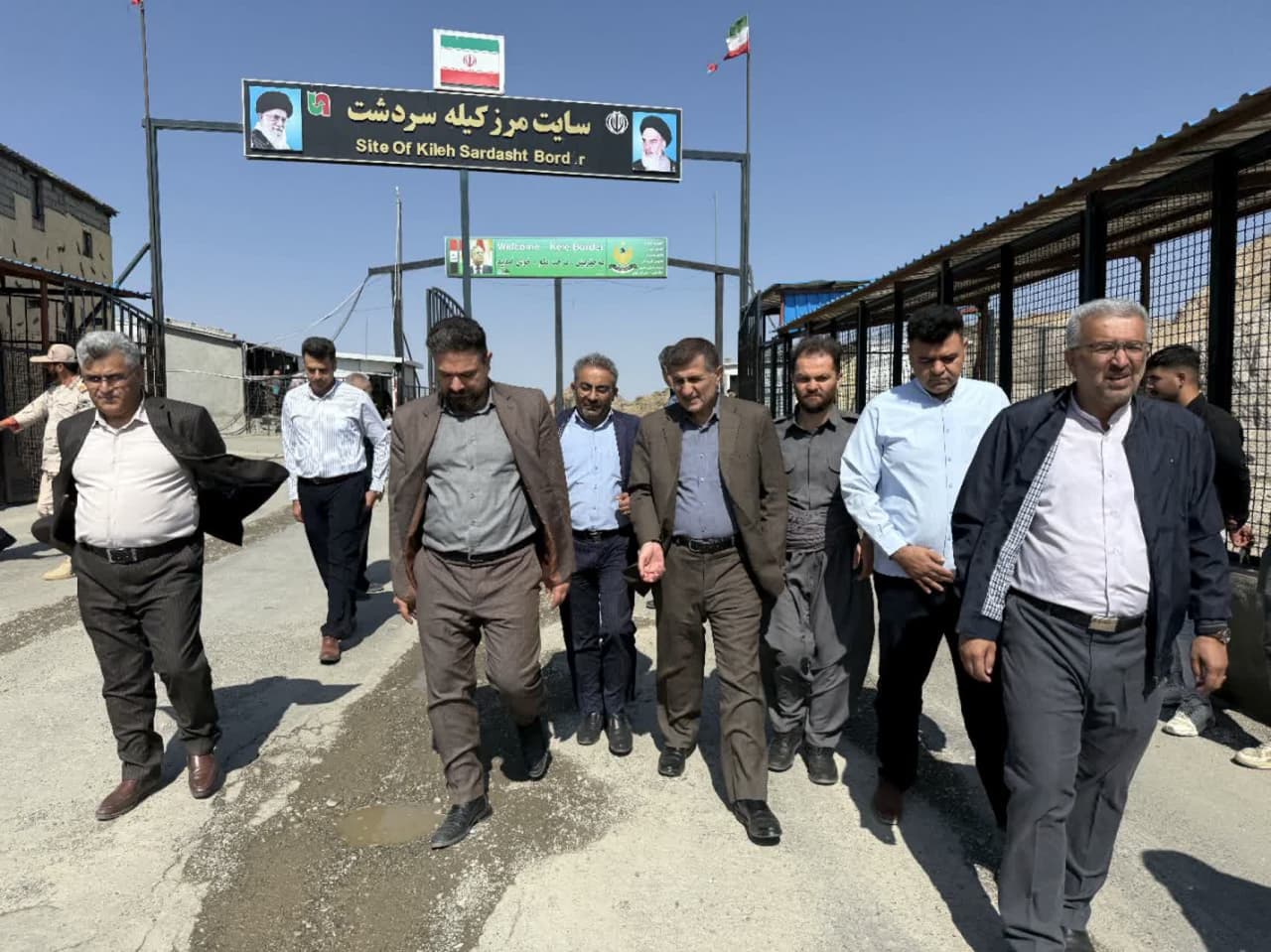 بازدید معاون توسعه مدیریت و منابع استاندار آذربایجانغربی از سایت و بازارچه مرز کیله سردشت + تصاویر