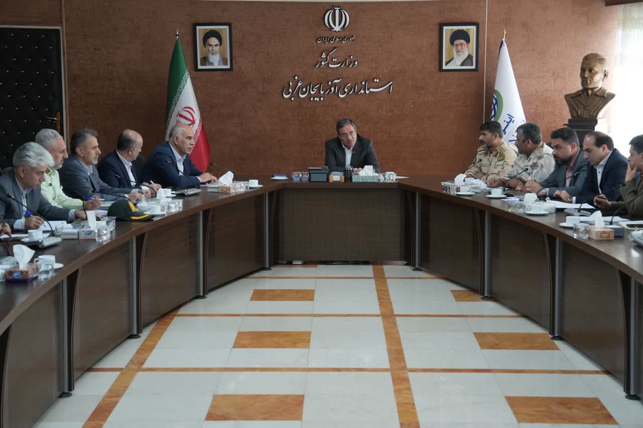 برگزاری جلسه شورای ساماندهی مبادلات مرزی آذربایجانغربی + تصاویر