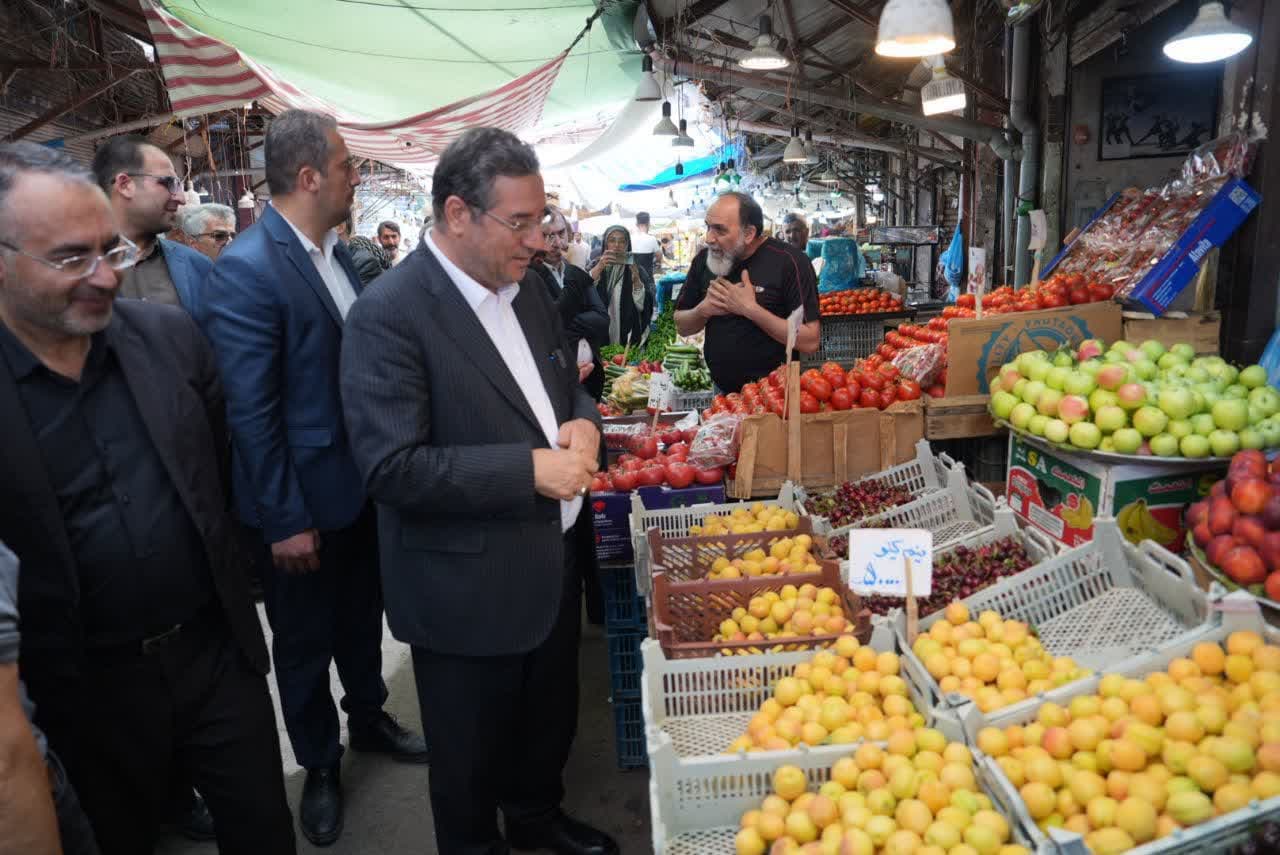 بازدید استاندار آذربایجانغربی از بازار تاریخی ارومیه + تصاویر