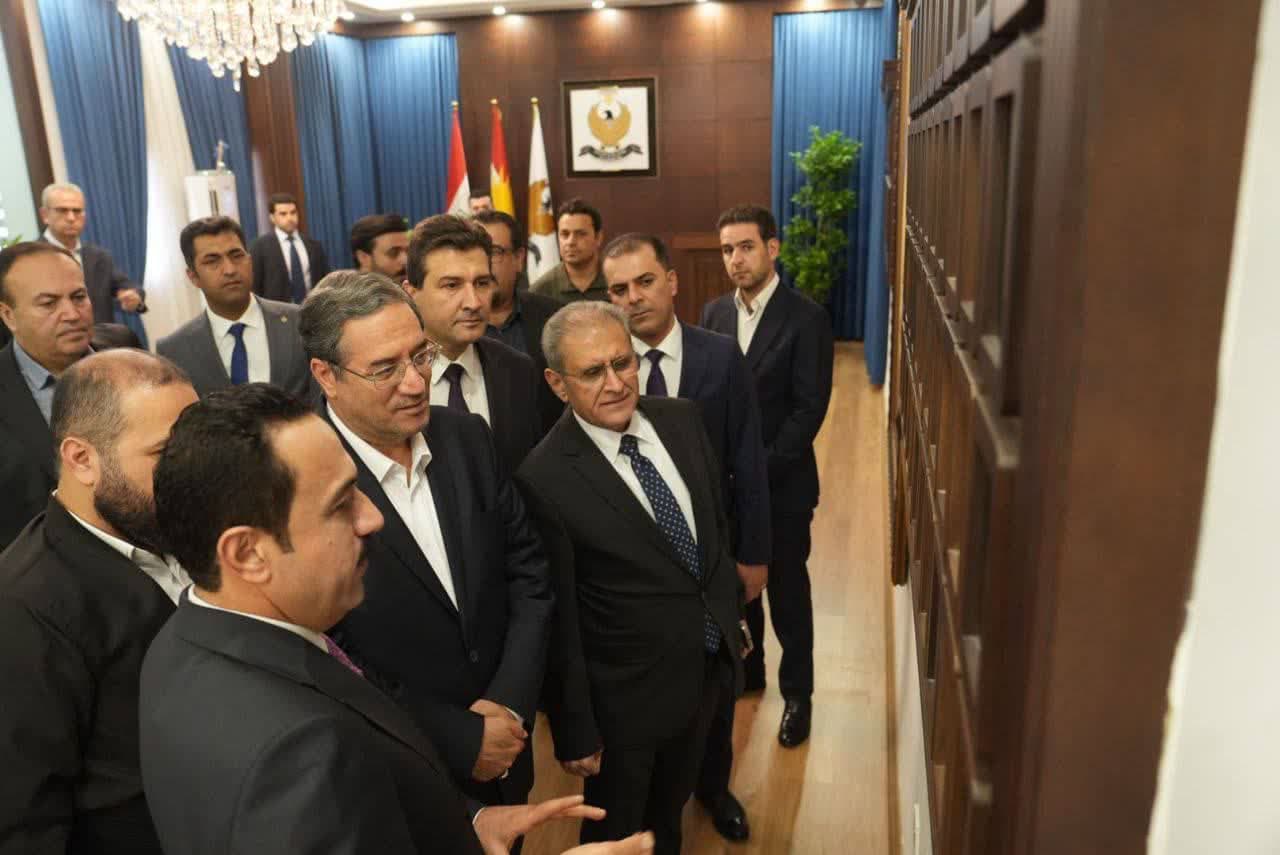 دیدار استاندار آذربایجانغربی با استاندار اربیل اقلیم کردستان عراق + تصاویر