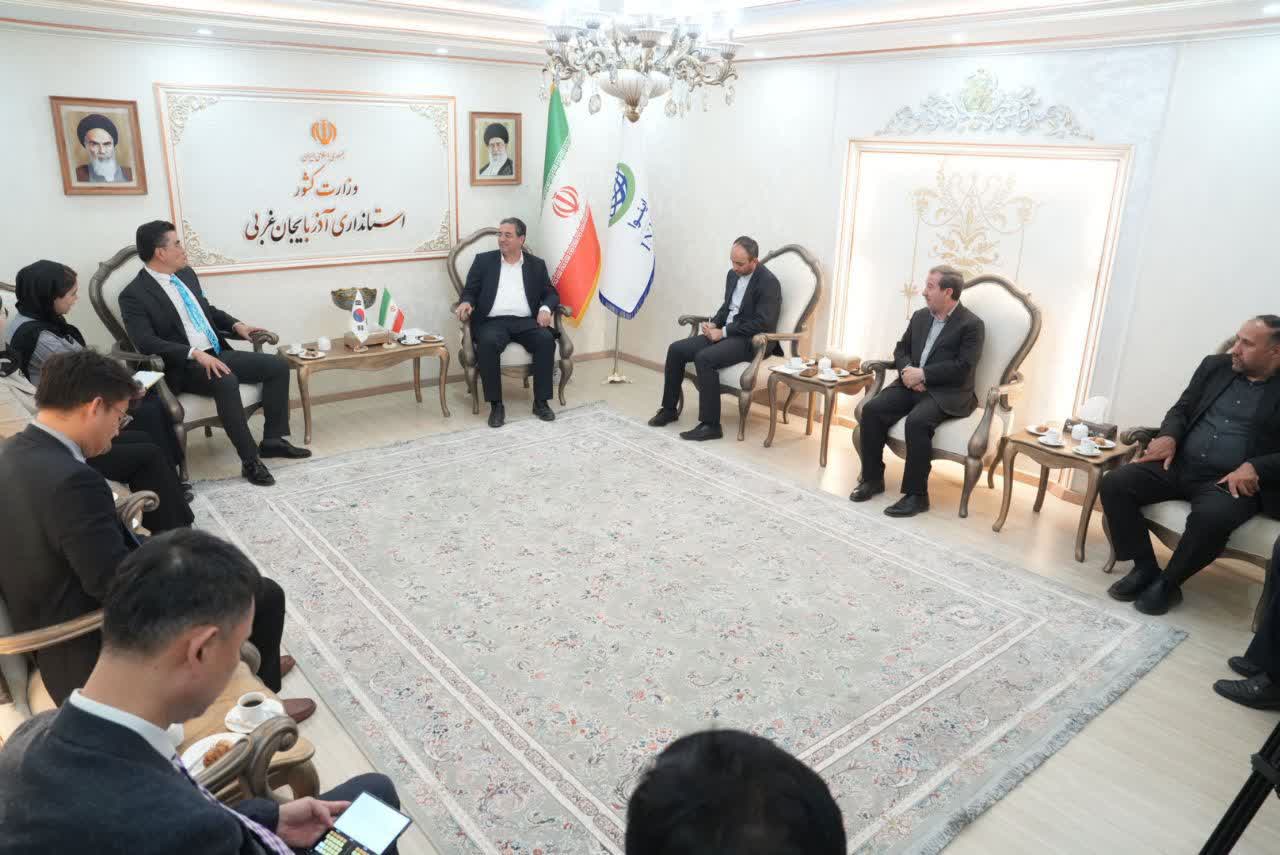 دیدار سفیر کره جنوبی در ایران با استاندار آذربایجانغربی + تصاویر