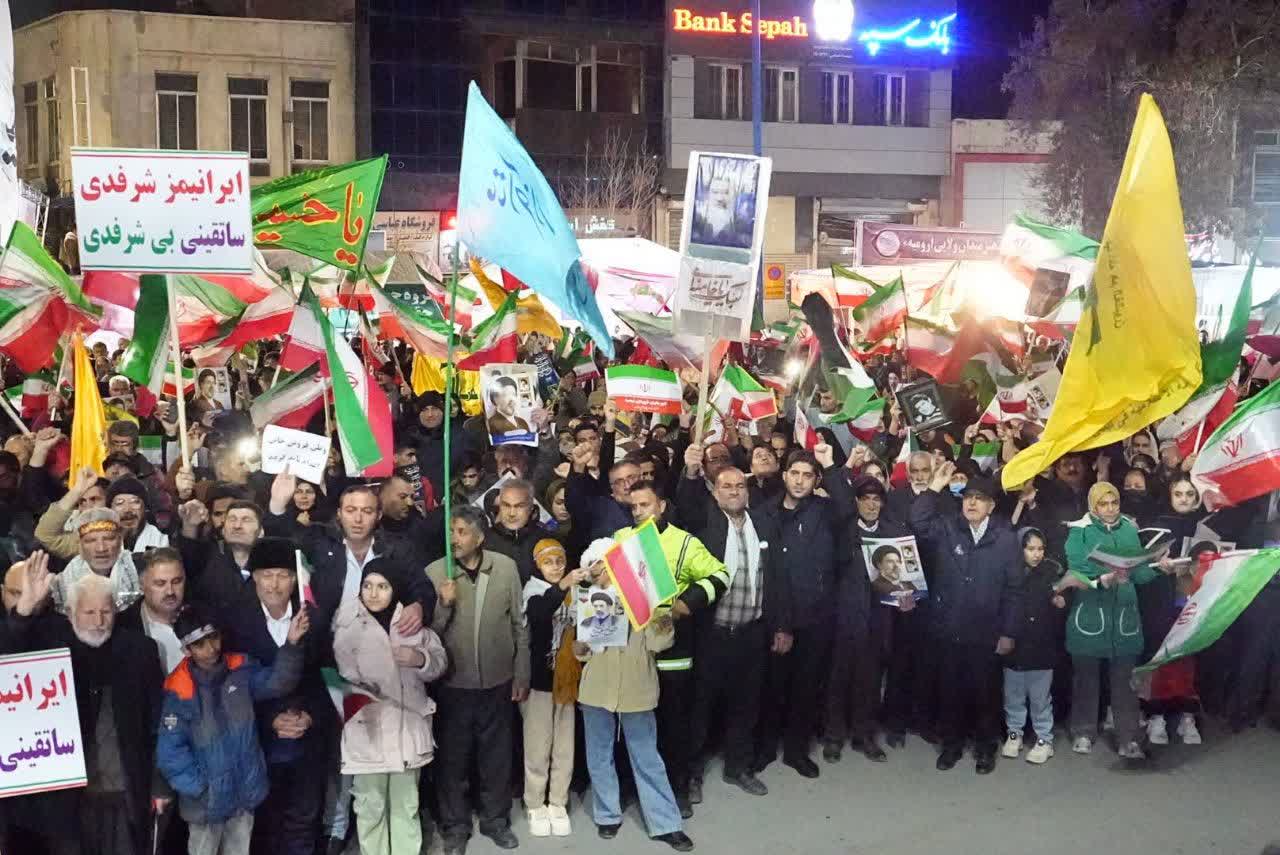 آلبوم تصویری / تداوم تجمعات شبانه مردم ارومیه