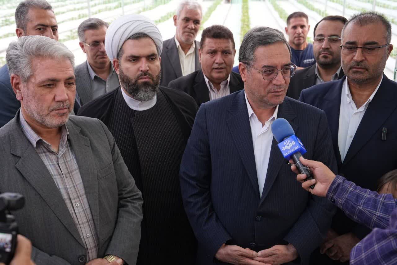 افتتاح گلخانه هیدروپونیک باراندوز ارومیه با سرمایهگذاری 60 میلیارد تومانی + تصاویر