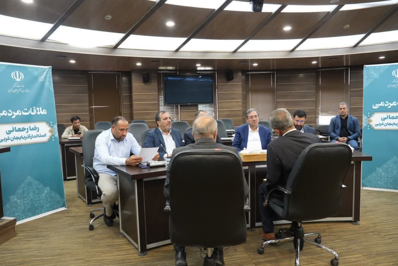 برگزاری ملاقات مردمی استاندار آذربایجانغربی + تصاویر