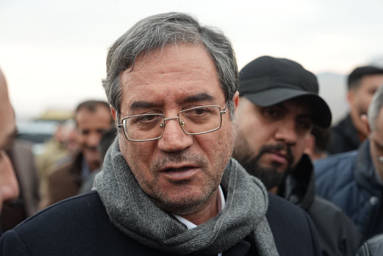 بازدید استاندار آذربایجان‌غربی از روند اجرای پروژه محور بوکان - سقز + تصاویر