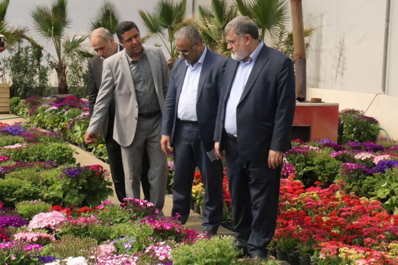 آلبوم تصویری / بازدید استاندار آذربایجانغربی از گلخانه شهرداری ارومیه
