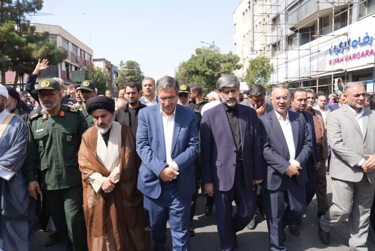 تشییع پیکر مطهر شهید جواد نارنجی در ارومیه + تصاویر