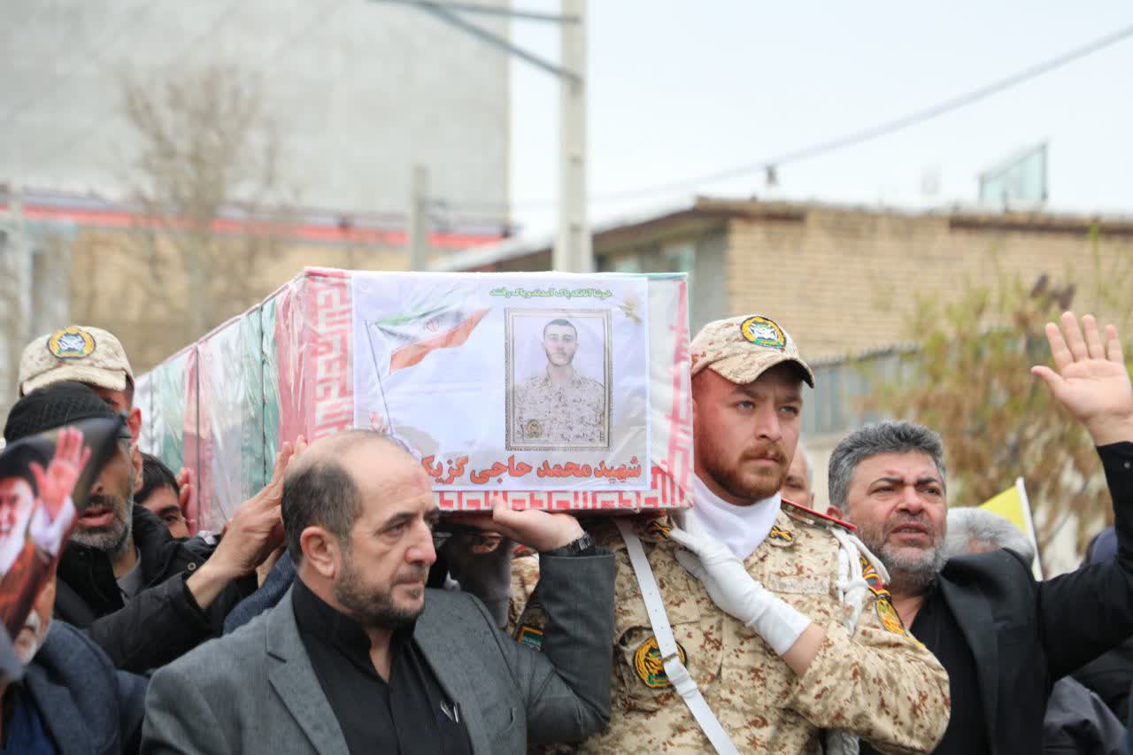 برگزاری آیین تشییع پیکر مطهر شهید مدافع وطن در ارومیه + تصاویر