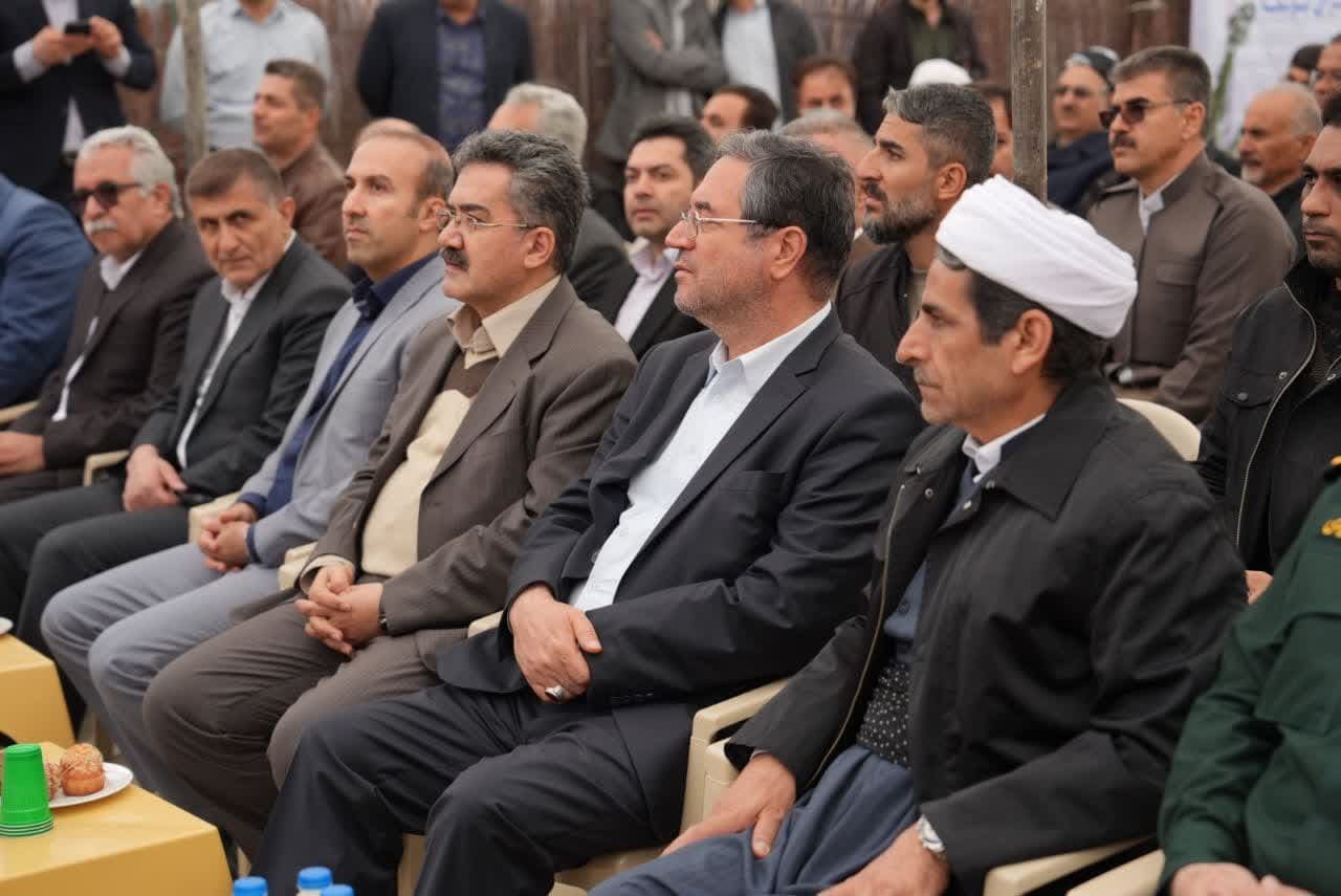 آغاز ساخت دو دهنه پل بر روی سیمینه رود در بوکان + تصاویر