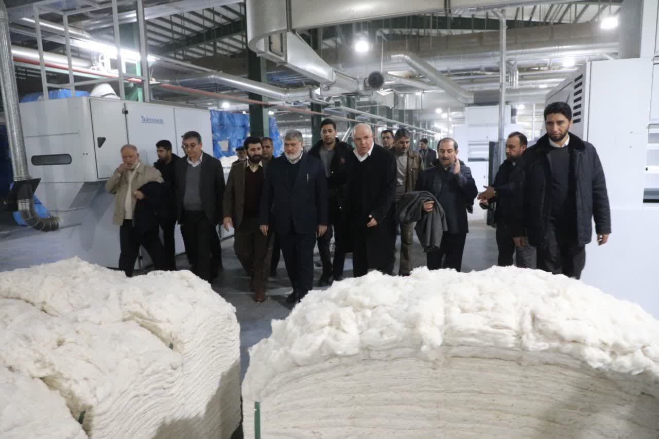آلبوم تصویری / بازدید استاندار آذربایجان غربی از کارخانجات نساجی خوی