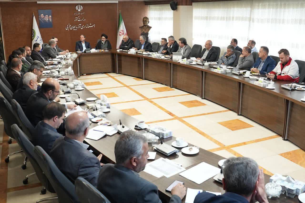 برگزاری جلسه ستاد پشتیبانی جنگ و بازسازی مناطق آسیب دیده در آذربایجانغربی + تصاویر