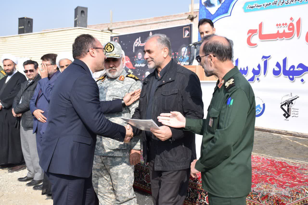 برگزاری آیین بهرهبرداری از طرح جهاد آبرسانی در شهرستان میاندوآب + تصاویر