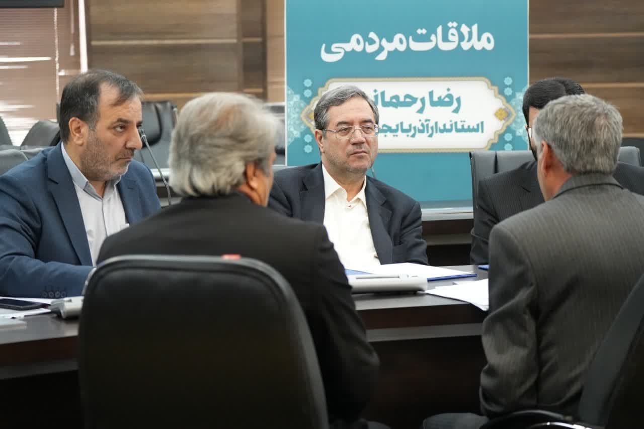 ملاقات مردمی استاندار آذربایجانغربی با اقشار مختلف مردم + تصاویر