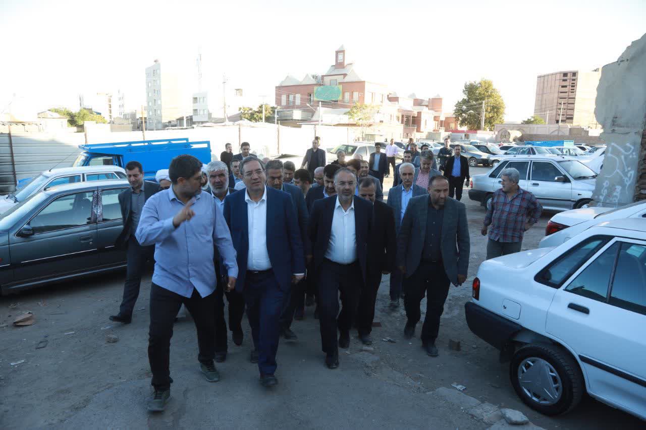 بازدید استاندار آذربایجانغربی از روند مرمت و احیای مسجد جامع ارومیه + تصاویر