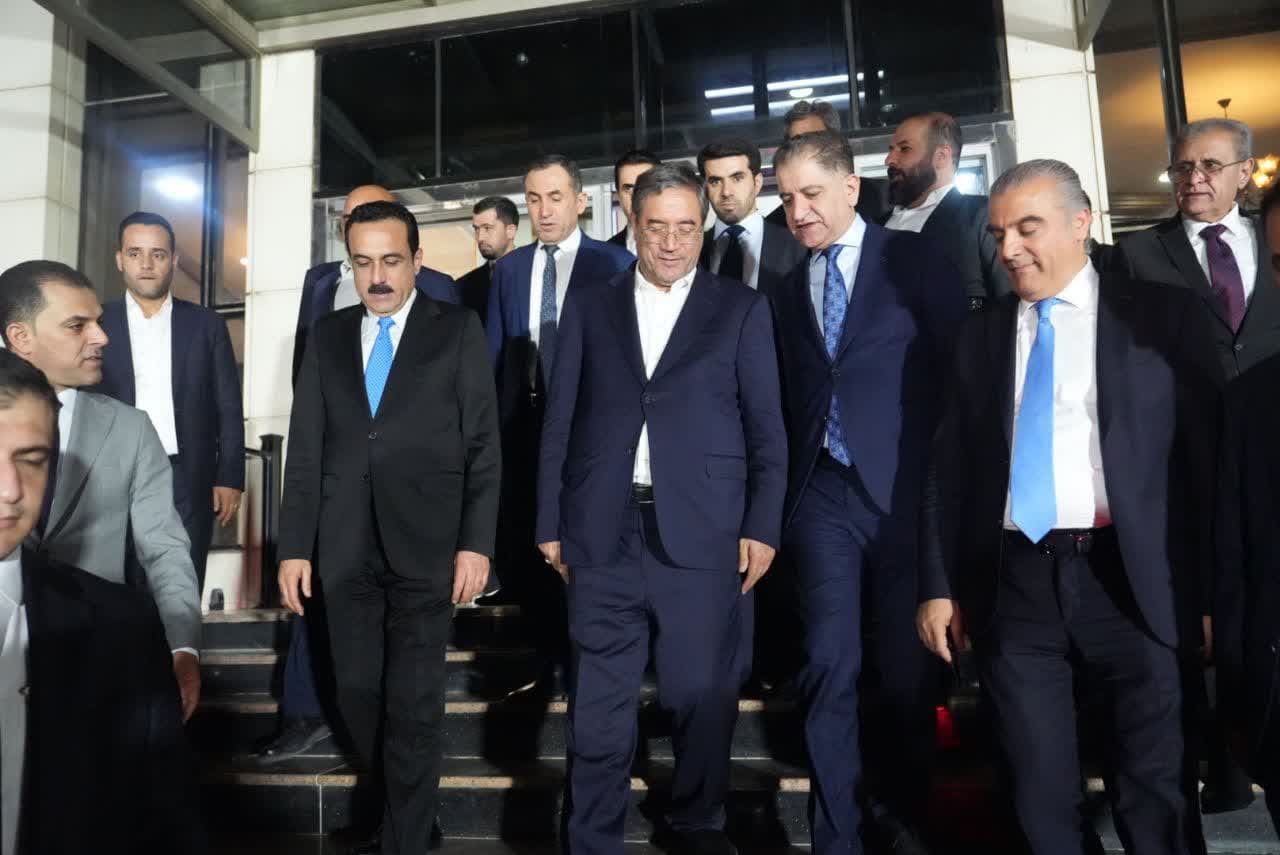 آلبوم تصویری / برگزاری نشست خبری استانداران آذربایجانغربی و اربیل اقلیم کردستان عراق