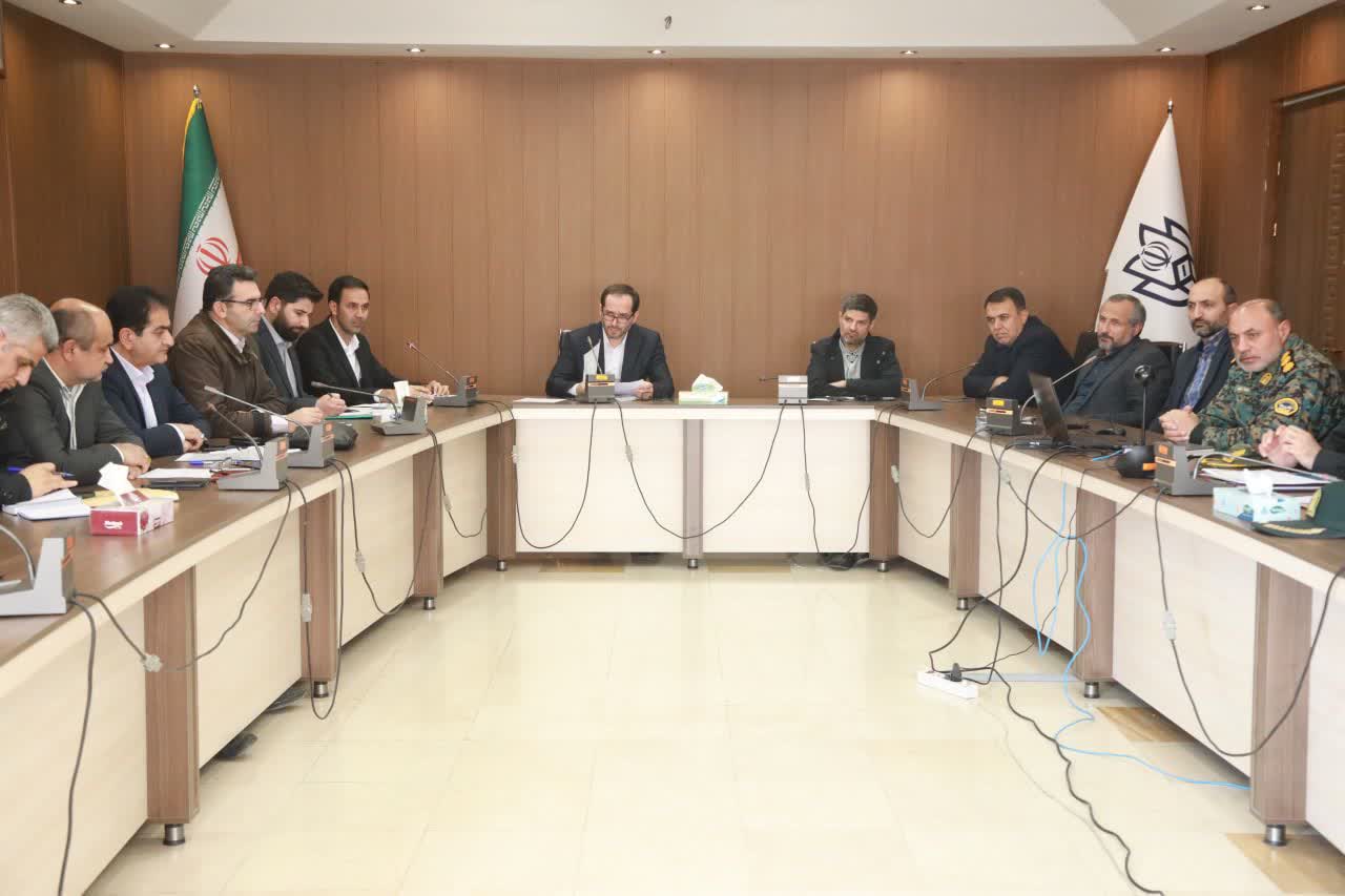 برگزاری جلسه کارگروه توسعه نظم و امنیت آذربایجان‌غربی