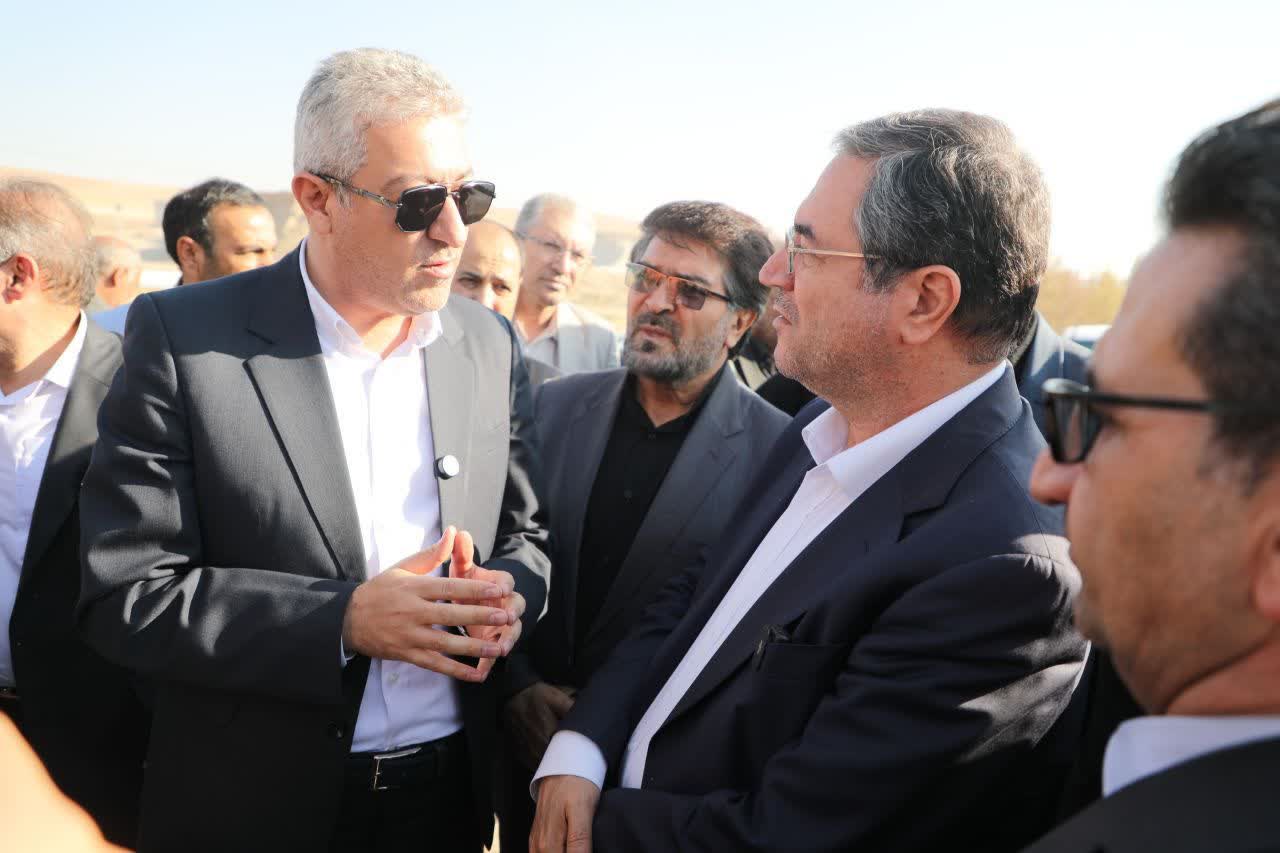 بازدید استاندار آذربایجانغربی از پروژه ساماندهی خروجی شهرستان میاندوآب + تصاویر