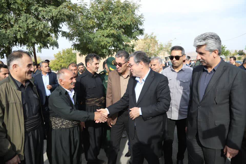 سفر استاندار آذربایجانغربی به شهرستان مهاباد + تصاویر