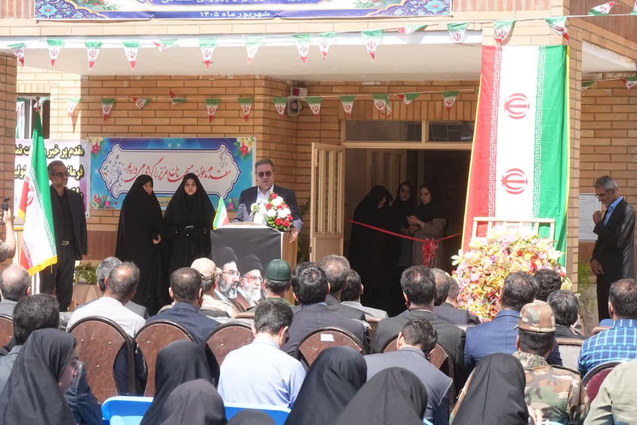 برگزاری آیین افتتاح مدرسه 12 کلاسه در سلماس + تصاویر