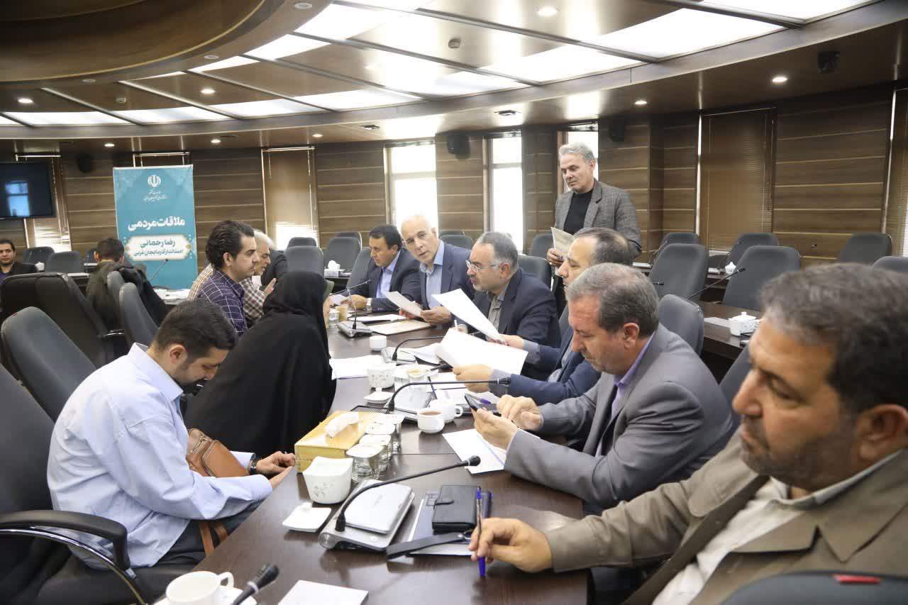 برگزاری ملاقات مردمی مدیران استانداری آذربایجانغربی