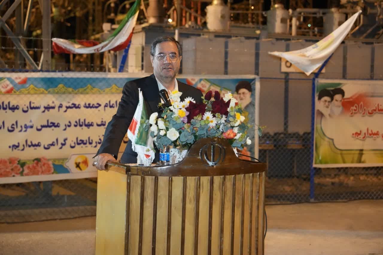 بهره برداری از طرح افزایش ظرفیت پست برق مهاباد + تصاویر