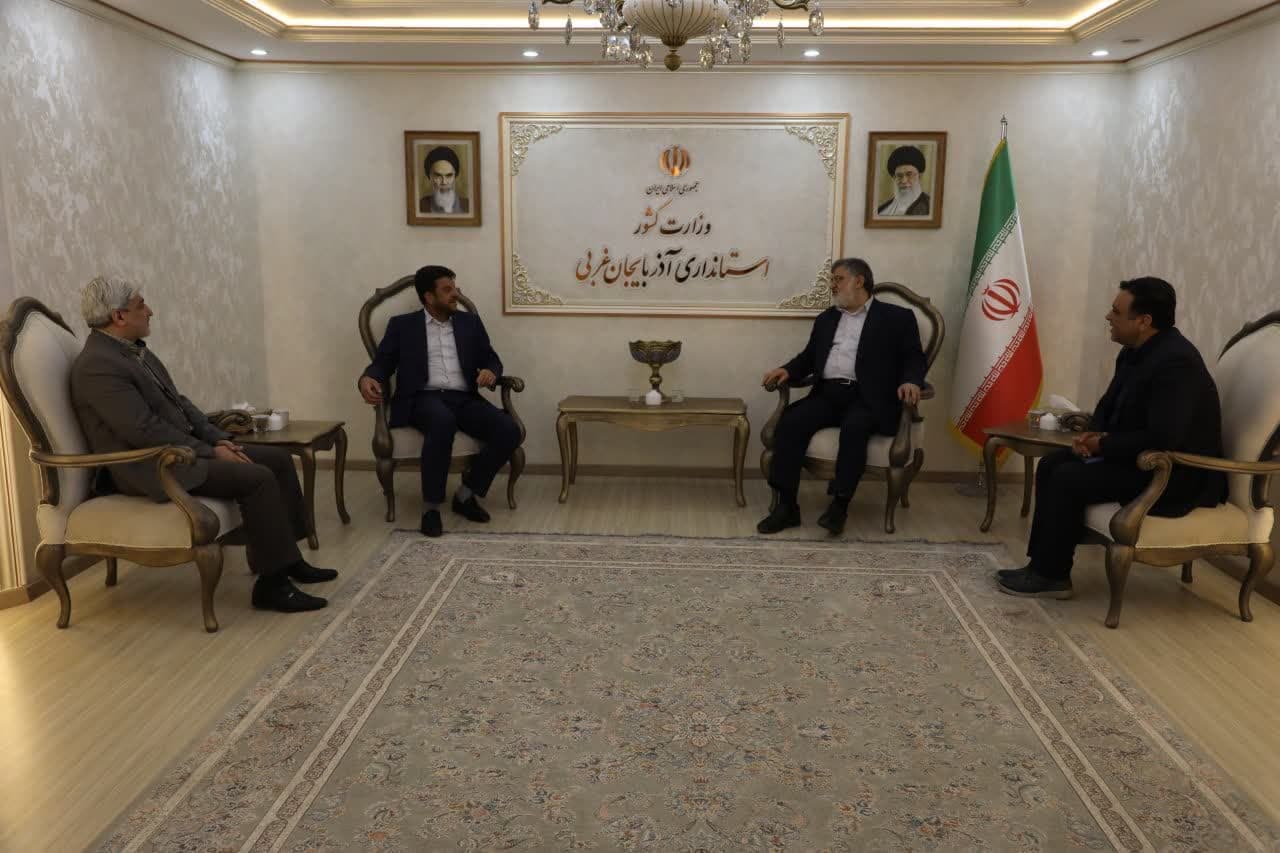 دیدار معاون روابط کار وزارت تعاون، کار و رفاه اجتماعی با استاندار آذربایجانغربی + تصاویر