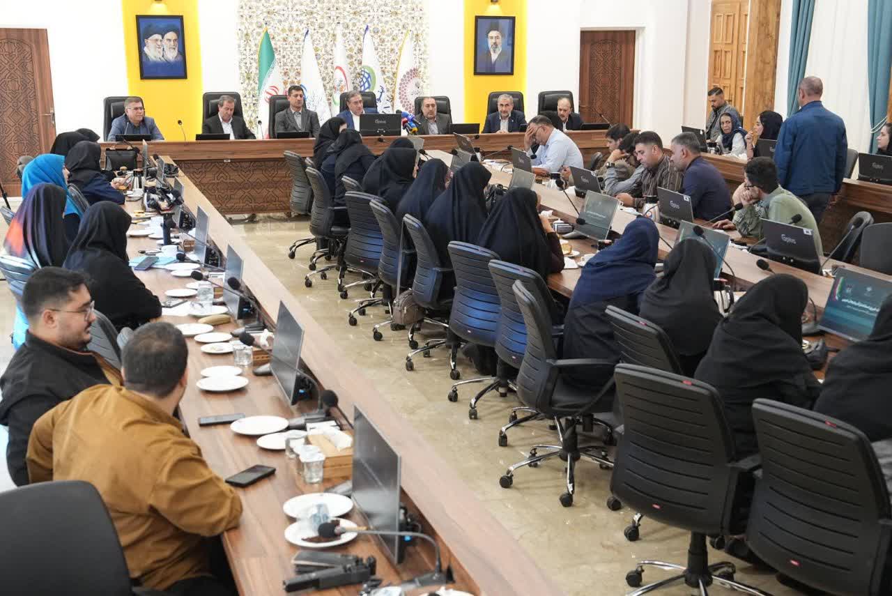 برگزاری نشست خبری استاندار آذربایجانغربی + تصاویر