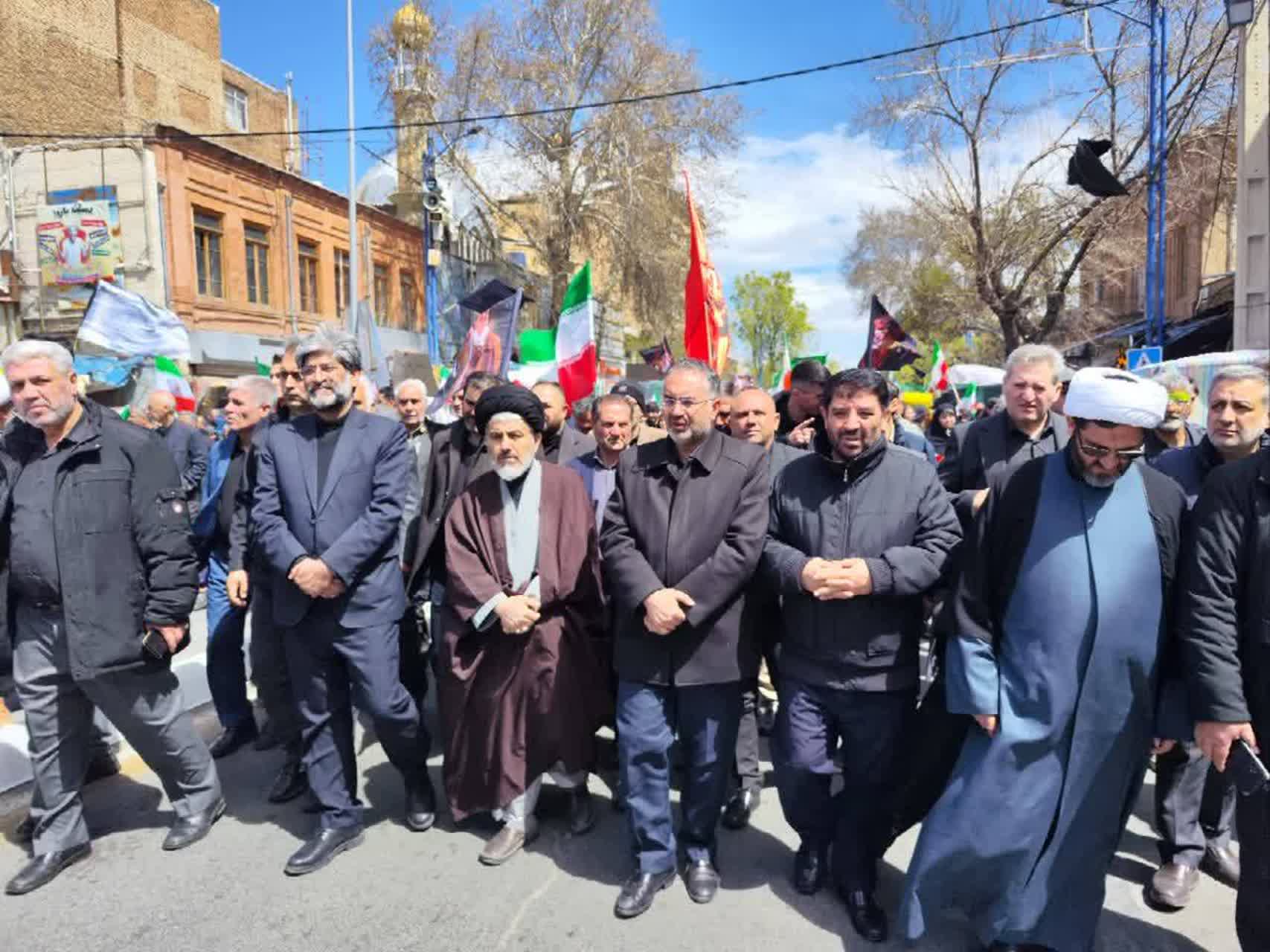 آلبوم تصویری / خروش یکپارچه مردم و مسئولان آذربایجان‌غربی در اربعین شهادت قائد امت اسلامی