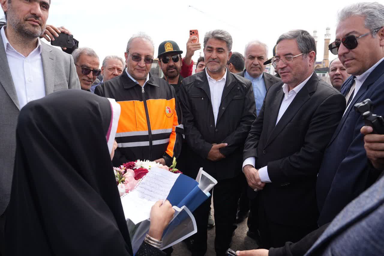 بازدید استاندار آذربایجان‌غربی از از روند اجرای پروژه سه‌راهی ایواوغلی تا گیت ورودی منطقه آزاد ماکو + تصاویر