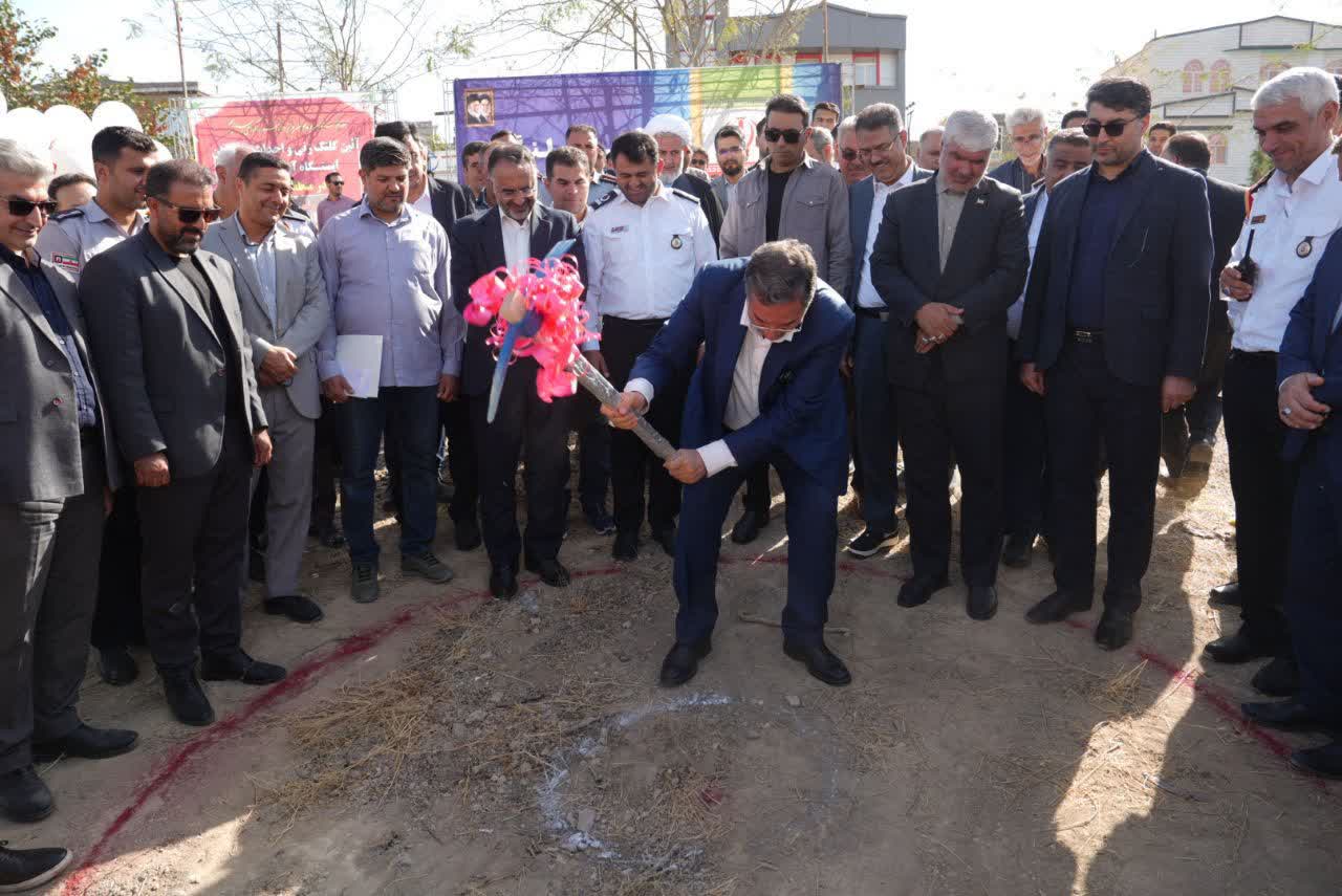 برگزاری آیین کلنگزنی ایستگاه آتشنشانی البرز در ارومیه + تصاویر