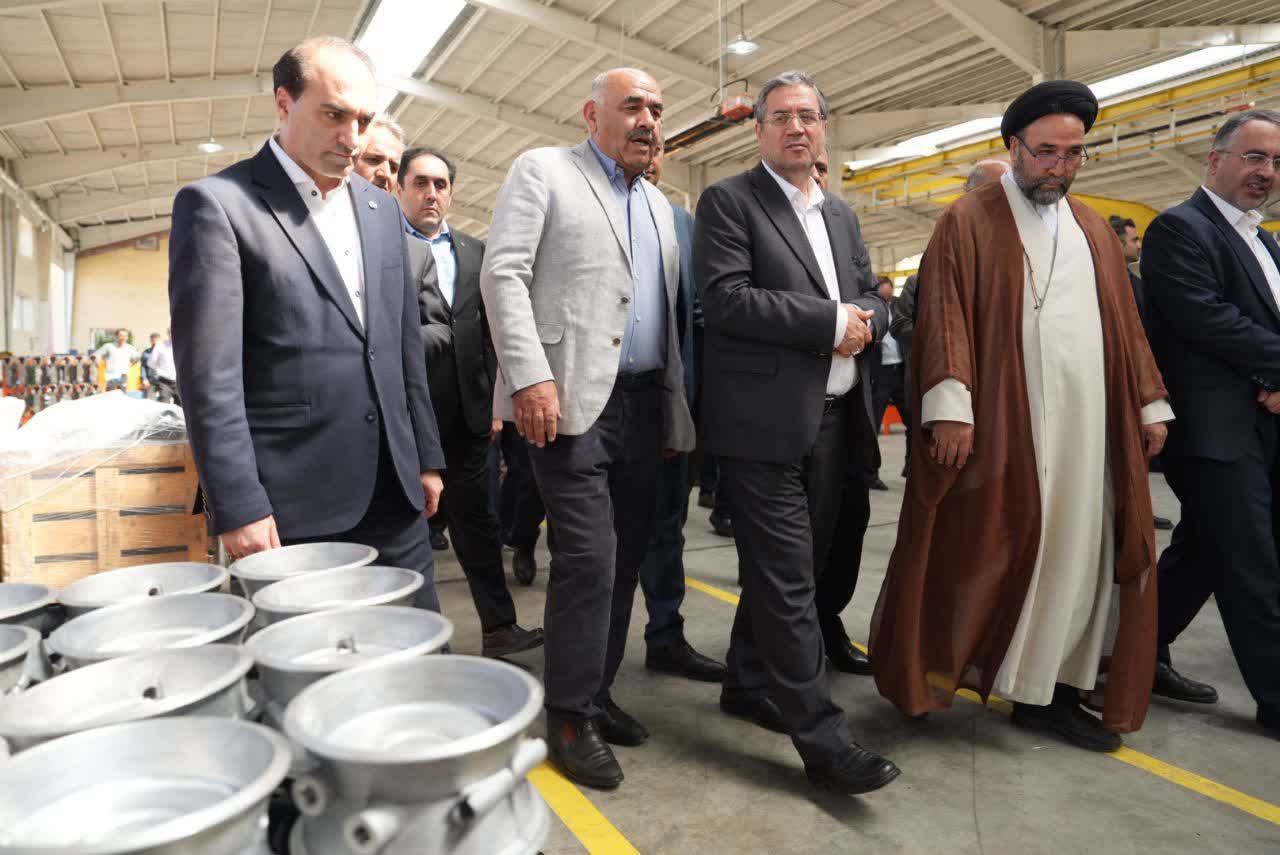 افتتاح واحد تولیدی ترمزسازان آذر اسپوتا در ارومیه + تصاویر