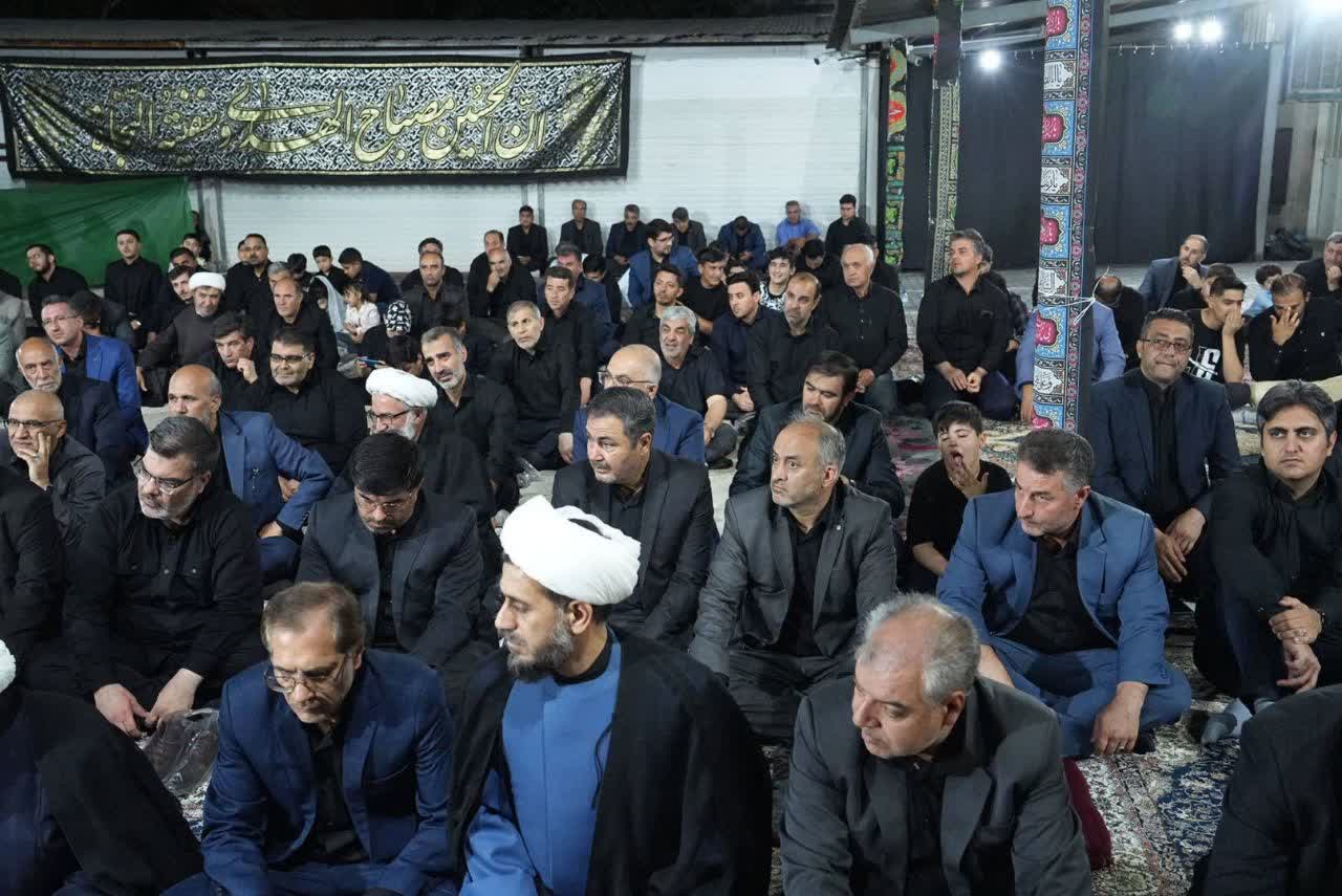 حضور استاندار آذربایجانغربی در آیین عزاداری مجموعه دادگستری استان + تصاویر