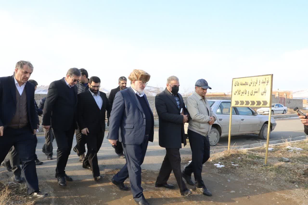 بازدید استاندار آذربایجانغربی از کارگاههای مجسمه سازی روستای مافی کندی سلماس + تصاویر