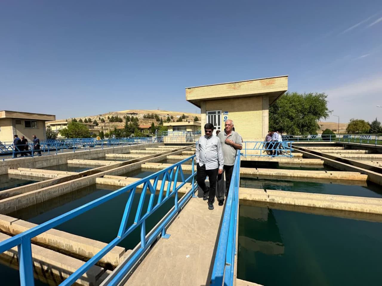 بازدید معاون هماهنگی امور عمرانی استاندار آذربایجانغربی از مرکز پایش و راهبری تاسیسات آب و فاضلاب استان