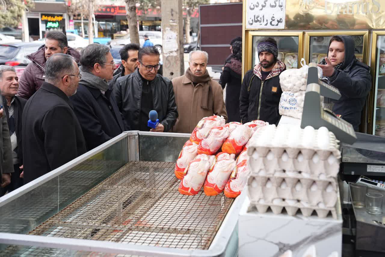 بازدید میدانی استاندار آذربایجان‌غربی از بازار ارومیه + تصاویر