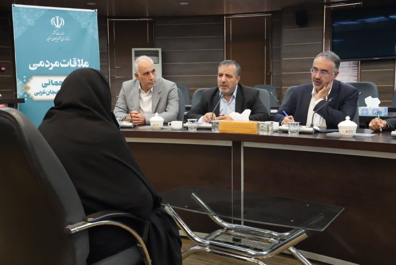 برگزاری ملاقات مردمی استاندار آذربایجانغربی + تصاویر