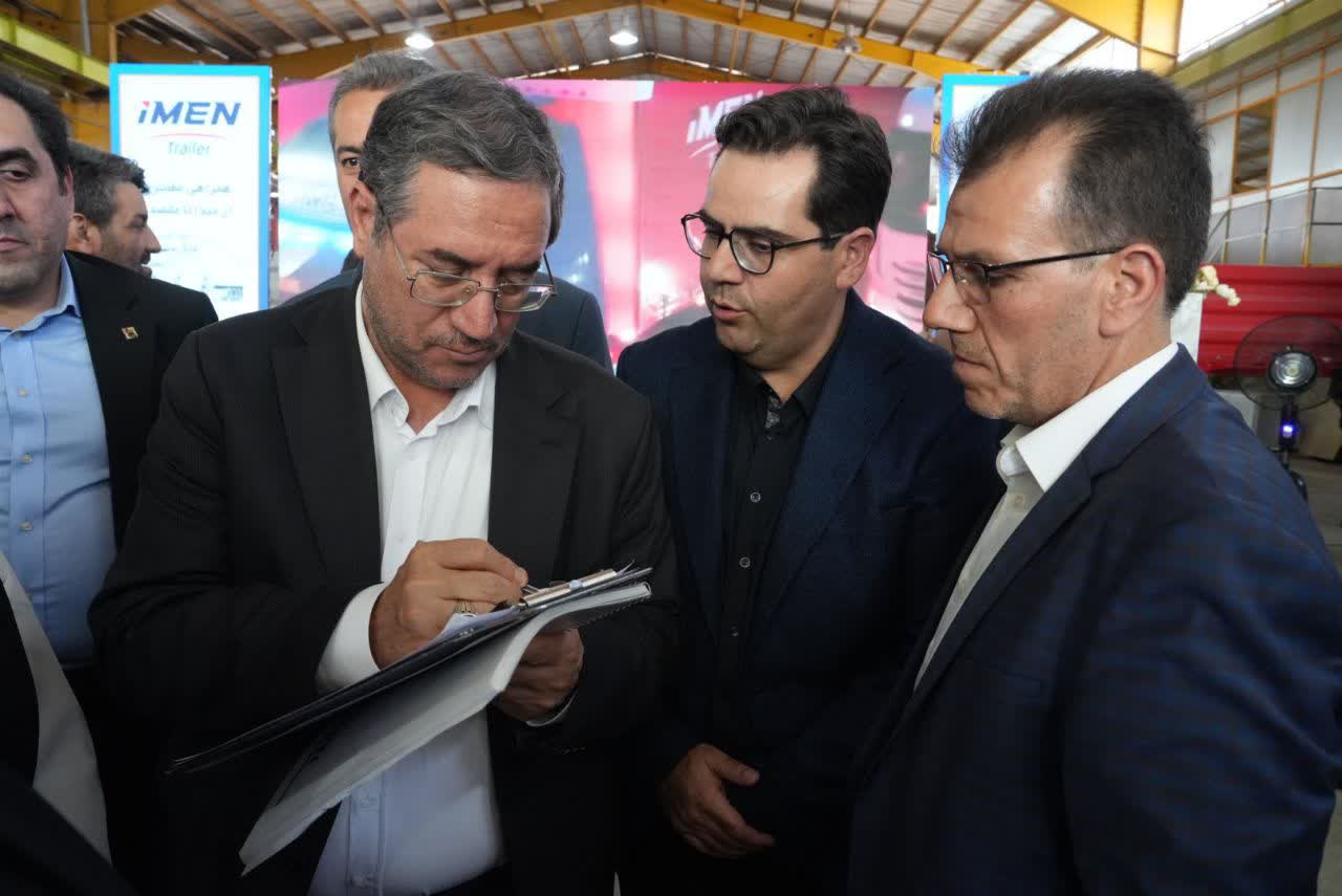 افتتاح واحد تولیدی ایمن تریلر غرب در ارومیه + تصاویر