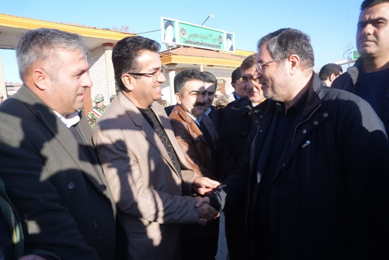 استاندار آذربایجانغربی وارد شهرستان پیرانشهر شد + تصاویر